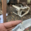 Rosewood Trail Folder Knife 6" Handmade Rosewood Handle EDC Folder