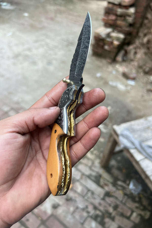 Honeywood Hawkbill Folder Knife 8
