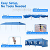 Pop Up Canopy Tent 10x30 FT with 8 Sidewalls