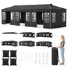 Pop Up Canopy Tent 10x30 FT with 8 Sidewalls
