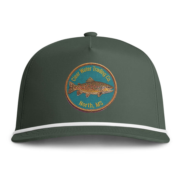 Vintage Trout Patch Fishing Hat - Clear Water Trading Co