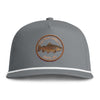 Clear Water Trout Badge Rope Hat — Brown Trout Printed Fishing Cap