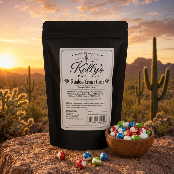 Rainbow Crunch Gems Freeze-Dried Fruit Candy