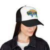 Sunset Buffalo Mountain Patch Foam Trucker Hat | Clear Water Trading Co.