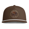 Clear Water Dry Fly Badge Rope Hat — Fly Fishing Printed Cap