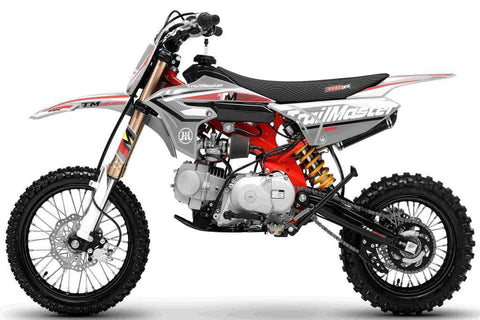 TrailMaster MK125 Dirt Bike 4-Speed Manual Dual Disc Brakes, Electric Start (14/12), Ages 12 and up