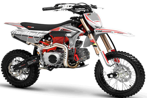 TrailMaster MK110ES Pro Series Dirt Bike, BOSCH EFI, 4-Speed Automatic, Electric Start, Dual Disc Brakes, (14/12) Wheels