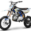 TrailMaster MK125S Pro Series Dirt Bike, 4-Speed Semi-Automatic, Electric Start, Dual Disc Brakes, (14/12) Wheels
