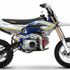 TrailMaster MK125S Pro Series Dirt Bike, 4-Speed Semi-Automatic, Electric Start, Dual Disc Brakes, (14/12) Wheels