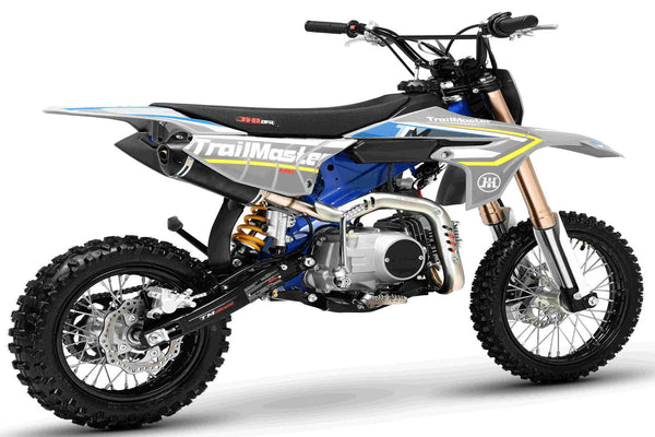 TrailMaster MK125ES Pro Series Dirt Bike, BOSCH EFI, 4-Speed, Electric Start, Dual Disc Brakes, (14/12) Wheels