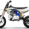 TrailMaster MK125S Pro Series Dirt Bike, 4-Speed Semi-Automatic, Electric Start, Dual Disc Brakes, (14/12) Wheels