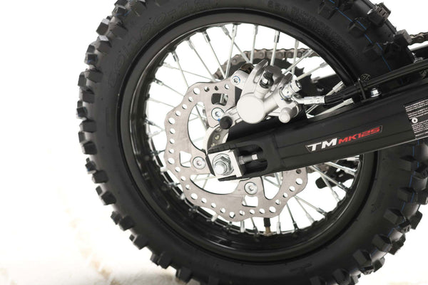 TrailMaster MK110ES Pro Series Dirt Bike, BOSCH EFI, 4-Speed Automatic, Electric Start, Dual Disc Brakes, (14/12) Wheels