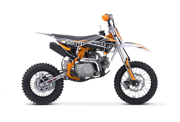 TrailMaster TM23 125cc Dirt Bike, 4-Speed Auto, Electric Start (14/12), Ages 12 and up