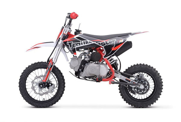 TrailMaster TM23 125cc Dirt Bike, 4-Speed Auto, Electric Start (14/12), Ages 12 and up