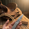 Forgehammer Folder Knife 8" Handmade All-Steel Damascus Liner Lock