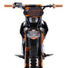 TrailMaster C50 150cc Gas Dirt Bike, 4-Speed Manual Clutch (17/14) Wheels
