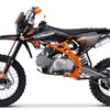 TrailMaster C50 150cc Gas Dirt Bike, 4-Speed Manual Clutch (17/14) Wheels
