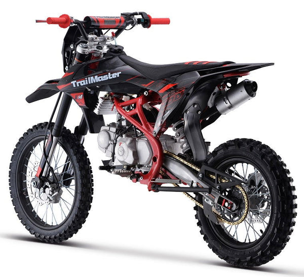 TrailMaster C50 150cc Gas Dirt Bike, 4-Speed Manual Clutch (17/14) Wheels
