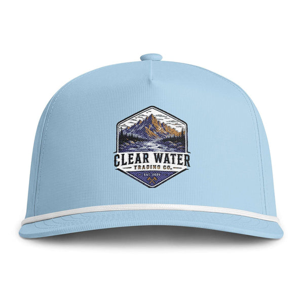 Heritage Mountain Patch Rope Trucker Hat | Clear Water Trading Co.
