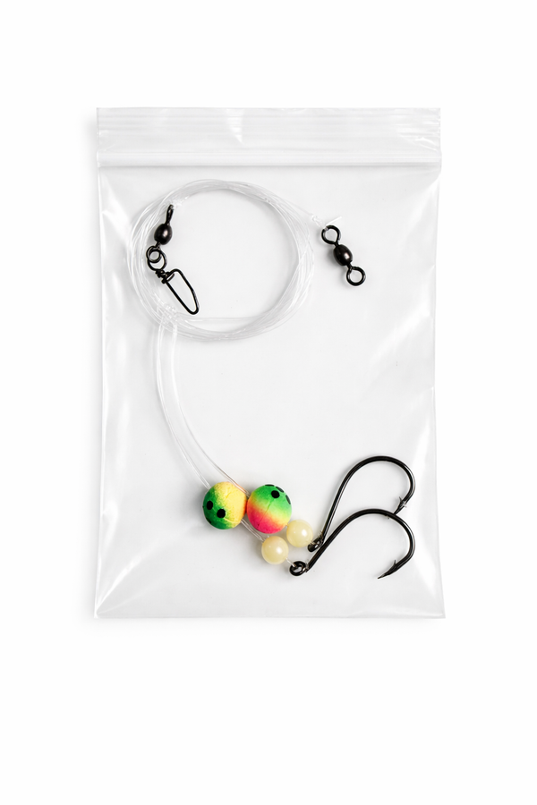 Pompano Rig - 2/0 Circle Hook with different color options.