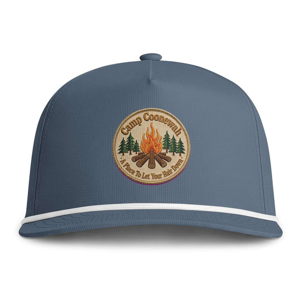 No. 02 - Camp Coonewah - A Place To Let Your Hair Down - Rope Brim Trucker