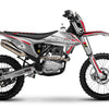 TrailMaster LX250 Dirt Bike, 6-Speed Manual, Dual Disc Brakes, Electric Start with Kick backup, (21/18) Wheels