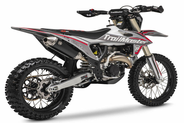 TrailMaster LX300-Pro Dirt Bike, NC300 EFI Racing Engine, Liquid-Cooled, 6-Speed Manual, Dual Disc Brakes, Electric Start with Kick backup, Billet Wheels (21/18)