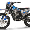 TrailMaster MX250 Dirt Bike, 5-Speed Manual, Electric Start, Dual Disc Brakes, (21/18) Wheels