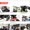 TrailMaster MX250 Dirt Bike, 5-Speed Manual, Electric Start, Dual Disc Brakes, (21/18) Wheels