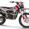 TrailMaster MX250 Dirt Bike, 5-Speed Manual, Electric Start, Dual Disc Brakes, (21/18) Wheels