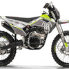 TrailMaster MX250 Dirt Bike, 5-Speed Manual, Electric Start, Dual Disc Brakes, (21/18) Wheels