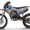 TrailMaster MX250-Pro Dirt Bike, 5-Speed Manual, Dual Disc Brakes, Electric Start (21/18) Wheels