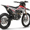 TrailMaster MX250-Pro Dirt Bike, 5-Speed Manual, Dual Disc Brakes, Electric Start (21/18) Wheels