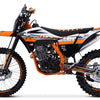 TrailMaster TM35 250cc Dirt Bike, 5-Speed Manual, Dual Disc Brakes, (21/18) Wheels