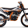 TrailMaster TM35 250cc Dirt Bike, 5-Speed Manual, Dual Disc Brakes, (21/18) Wheels