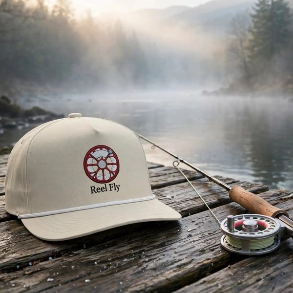 Reel Fly - Embroidered Fly Fishing Rope Hat