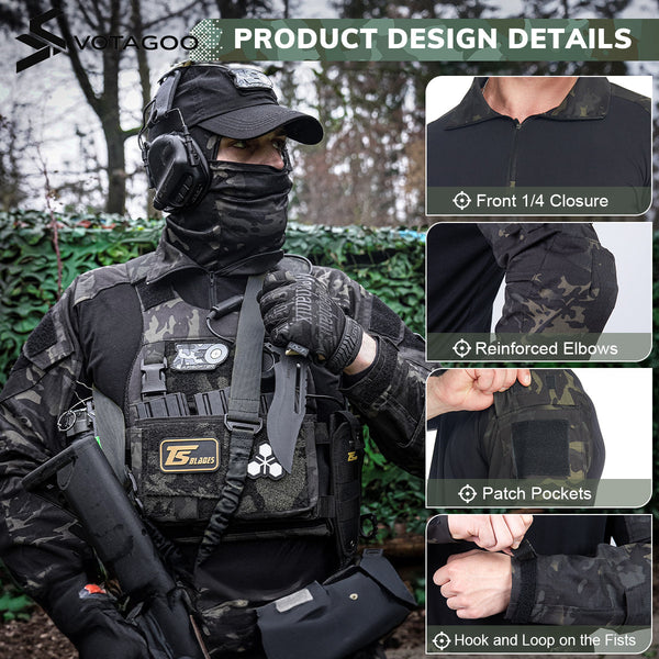 VOTAGOO® Long Sleeve Tactical Shirt