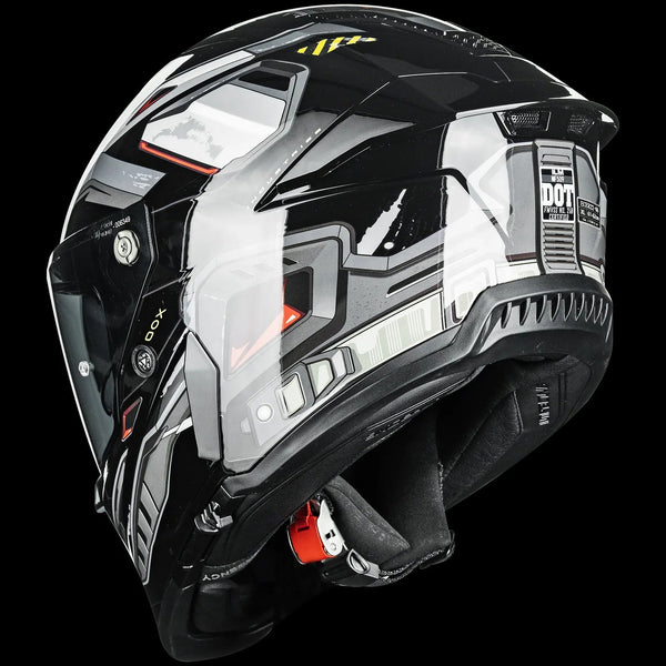 ILM Motorcycle Full Face Helmets DOT ECE Powersports Dual Visor Street Racing with Pinlock Cascos para Motos Model MF509 Pro