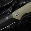 The Pathfinder Folding Pocket Knife Giftset for Men and Women (Green and Silver)