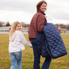 Waterproof Puffer Blanket with Pockets | Pretty Rugged