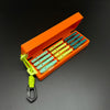 Micro Fishing Rig & Bobber Box – Holds 12 Rigs + Float Storage