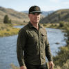 Trout Badge Rope Trucker Hat – Vintage Fly Fishing Hat | Clear Water Trading Co.