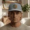 Trout Badge Rope Trucker Hat – Vintage Fly Fishing Hat | Clear Water Trading Co.