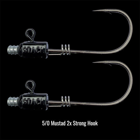 Replacement Hooks- 5/0 Screwy Head Jigs
