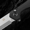 The Vector Folding Pocket Knife Giftset for Men and Women (Black and Silver)