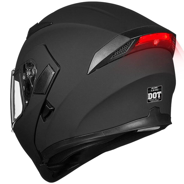 ILM Motorcycle Modular Full Face Helmet Model 902LED