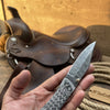 Forgehammer Folder Knife 8" Handmade All-Steel Damascus Liner Lock