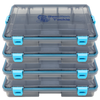 Reaction Tackle Standard Tackle Tray- Sturdy and Water Resistant with 4 Reliable Clips