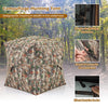360° One Way See Through Hunting Blind Ground Blind with Portable Carrying Bag