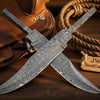 Rangehand Blade Blank Set 9" Handmade Damascus Full Tang Blank